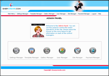 User screen