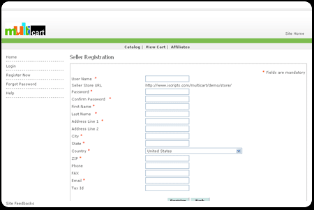 Seller Registration