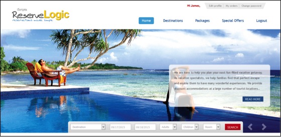 Hotel reservation software