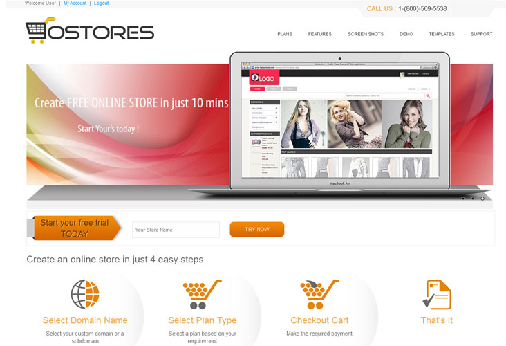 iScripts GoStores website