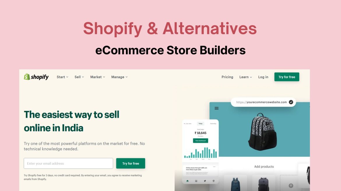 Shopify alternatives image